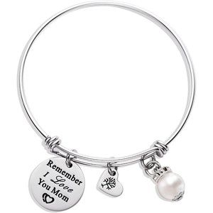 LParkin Women's Mom Birthday Gift Jewelry Charm Bracelet Inspirational Q…